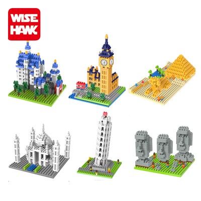 Wisehawk factory new arrival building block toy nano brick